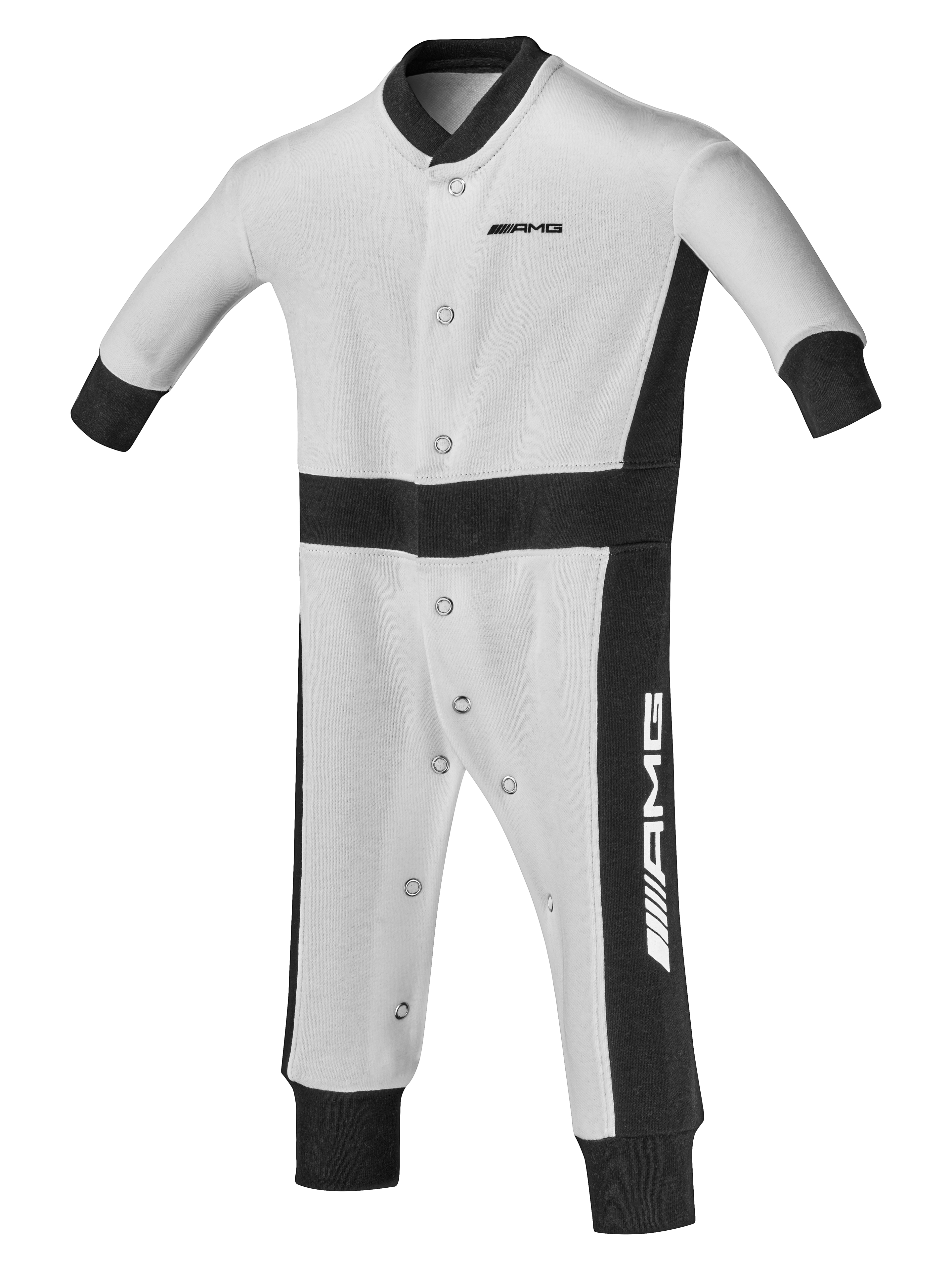 AMG baby grow - white, 68/74