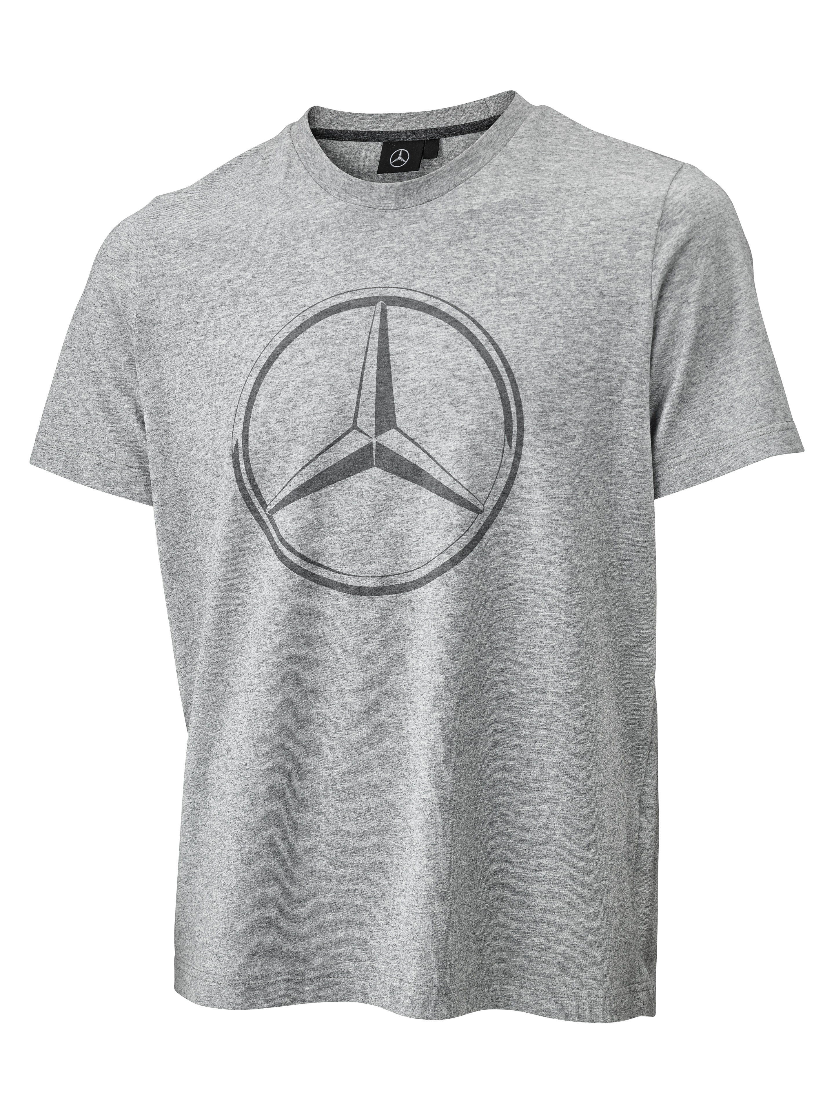 T-Shirt Herren - grau melange, XL