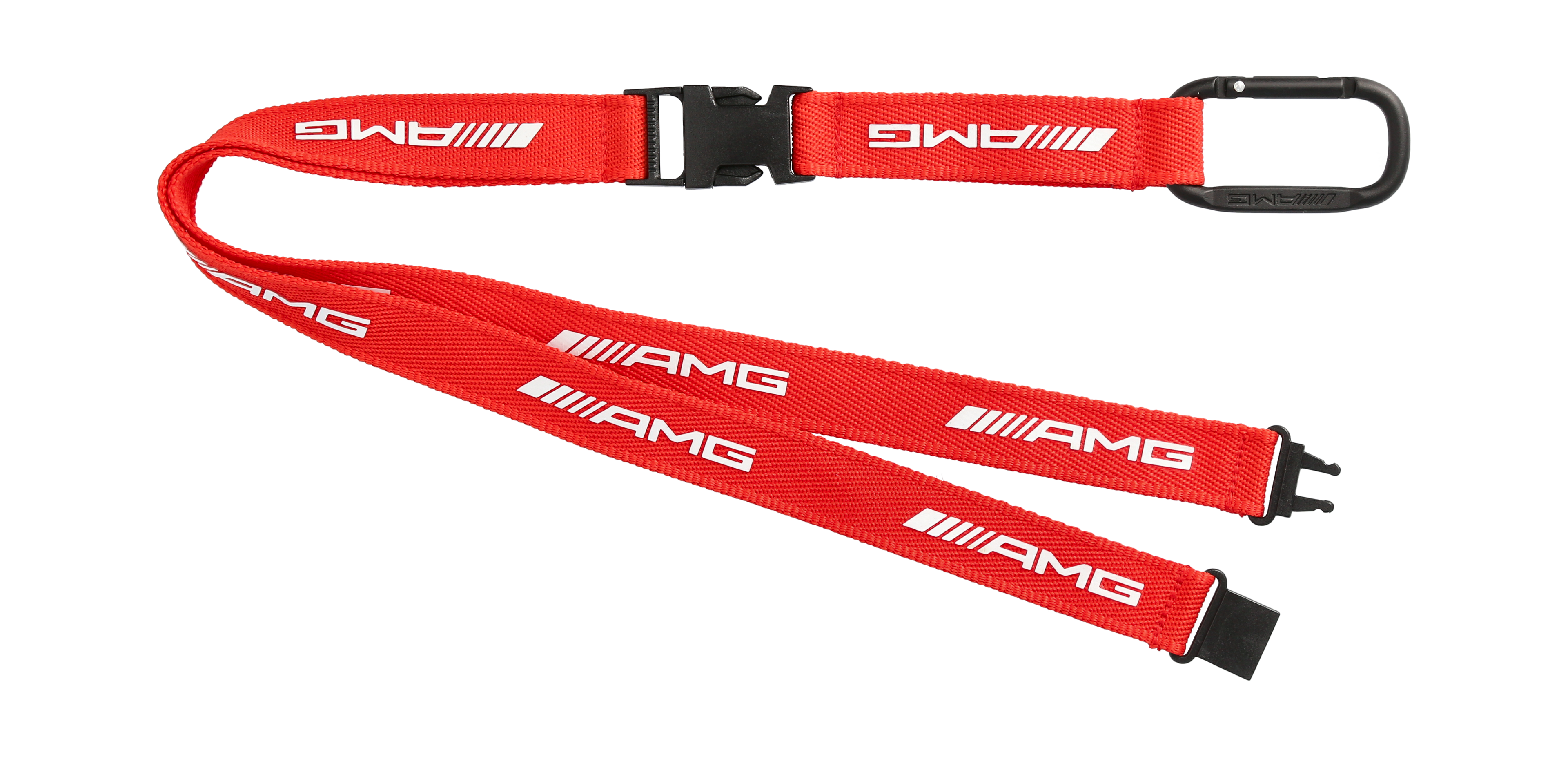 AMG lanyard - red, Polyester