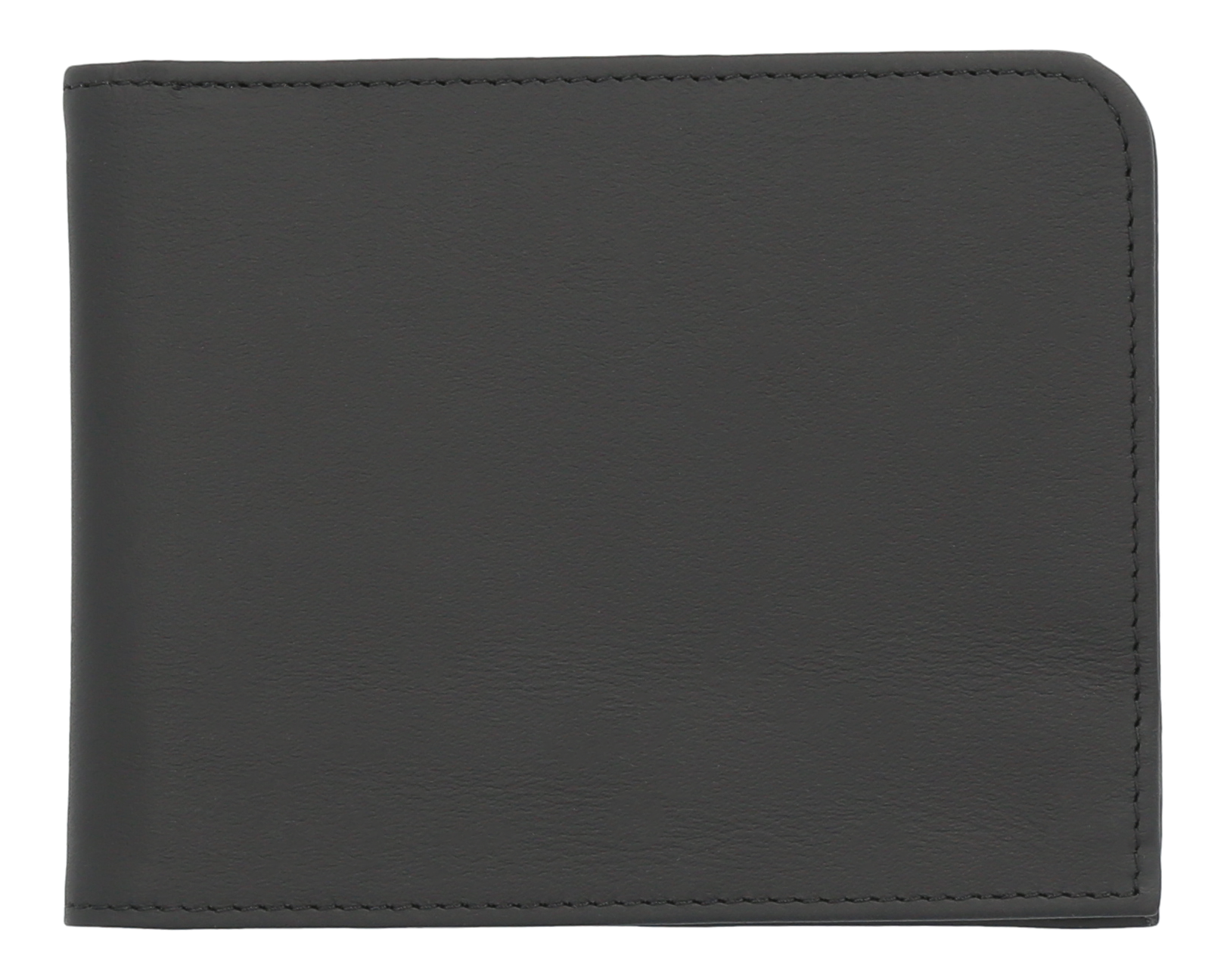 Wallet, Vehicle leather - black, Leather